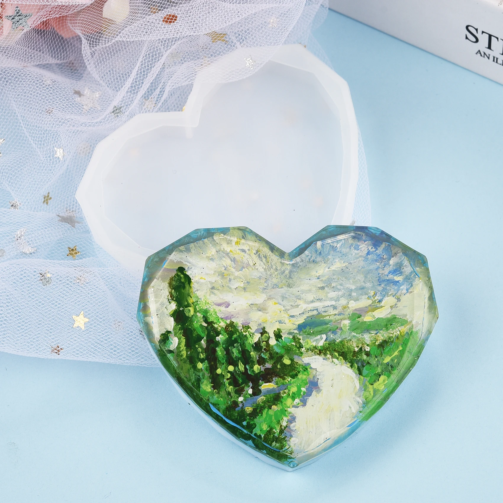Resin Coaster Silicone Mold Ca - Coaster Mold Round บทวิจารณ์และราคา