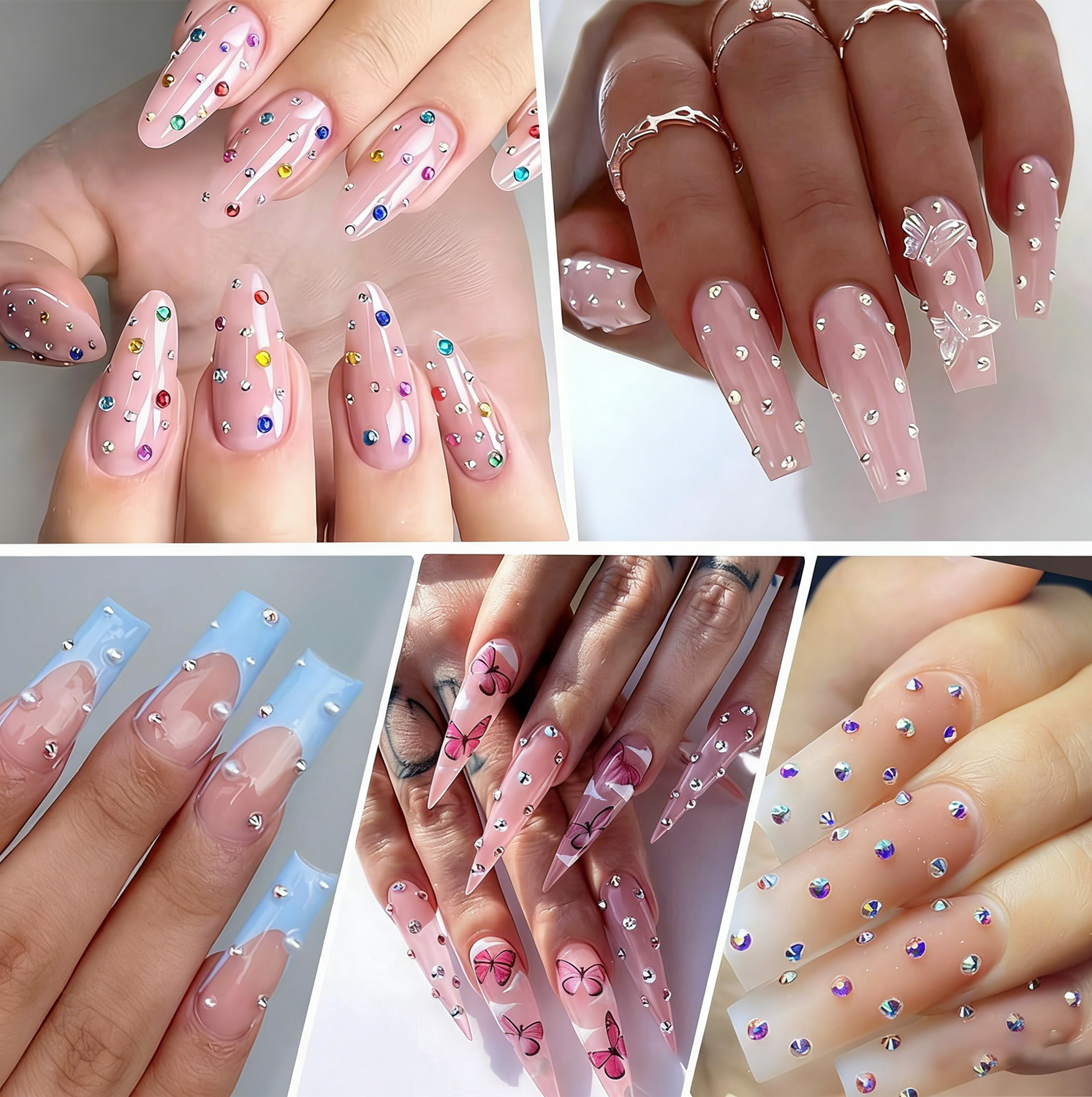 2400pcs 2mm AB Jelly Rhineston - Resin Glitter Pack บทวิจารณ์และราคา