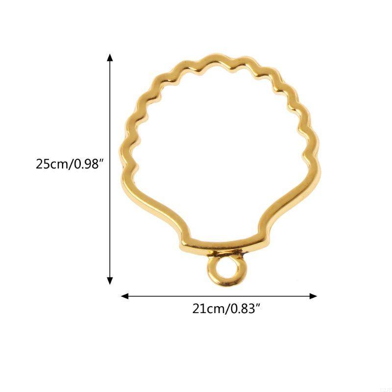   5Pcs Blank Frame Pendant for - Bezels Set Pendant บทวิจารณ์และราคา