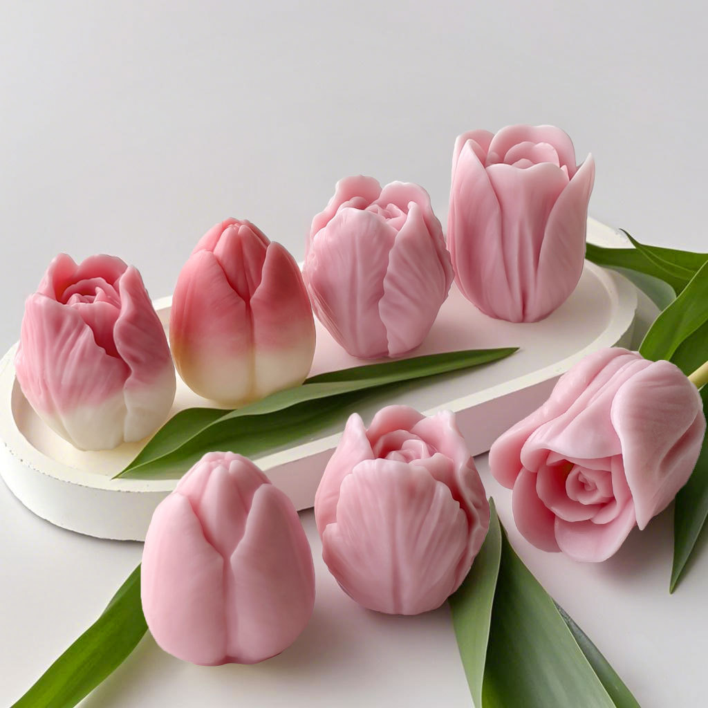 DIY tulip candle silicone mold - Flower Preservation Resin บทวิจารณ์และราคา