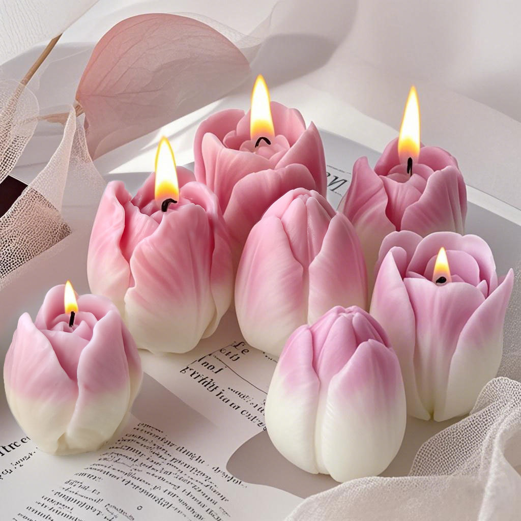 DIY tulip candle silicone mold - Flower Preservation Resin บทวิจารณ์และราคา