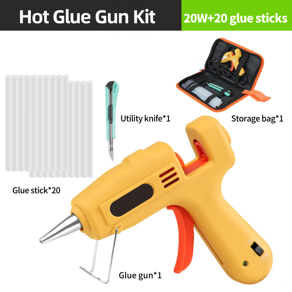 Hot Glue Gun Kit 20W Mini DIY  - Heat Gun Small บทวิจารณ์และราคา
