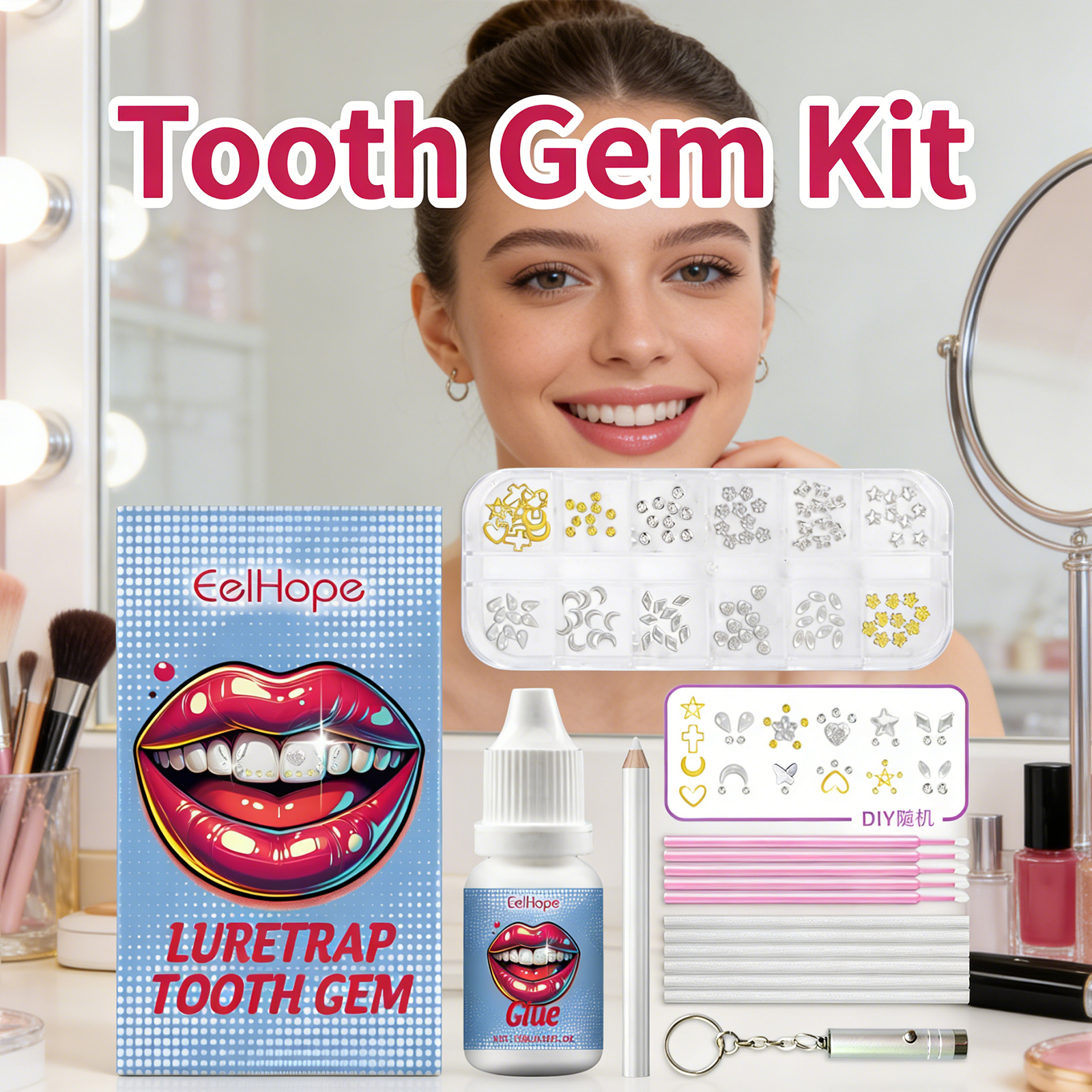 Tooth Gems Sparkling Teeth Jew - Resin Jewelry Kit บทวิจารณ์และราคา