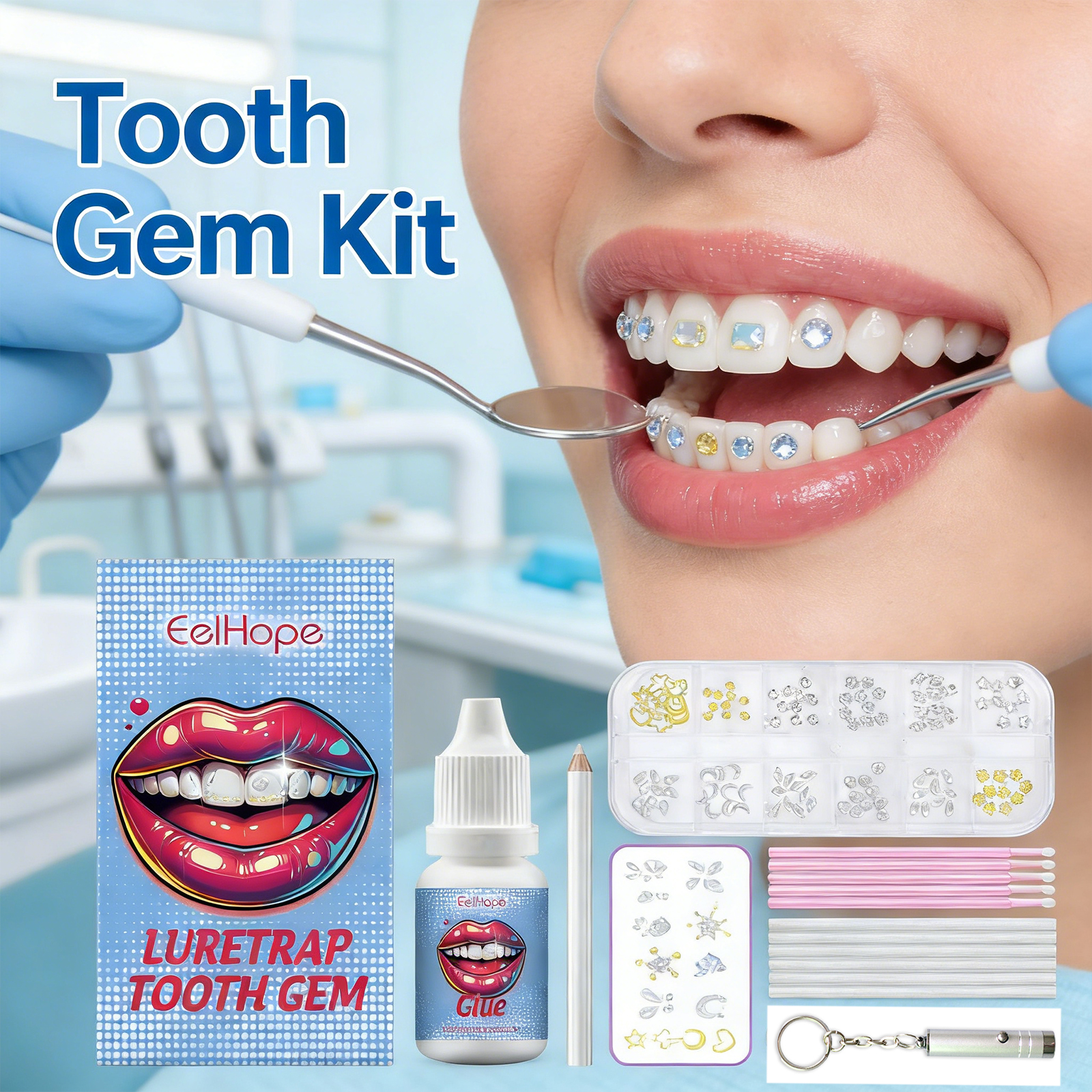 Tooth Gems Sparkling Teeth Jew - Resin Jewelry Kit บทวิจารณ์และราคา