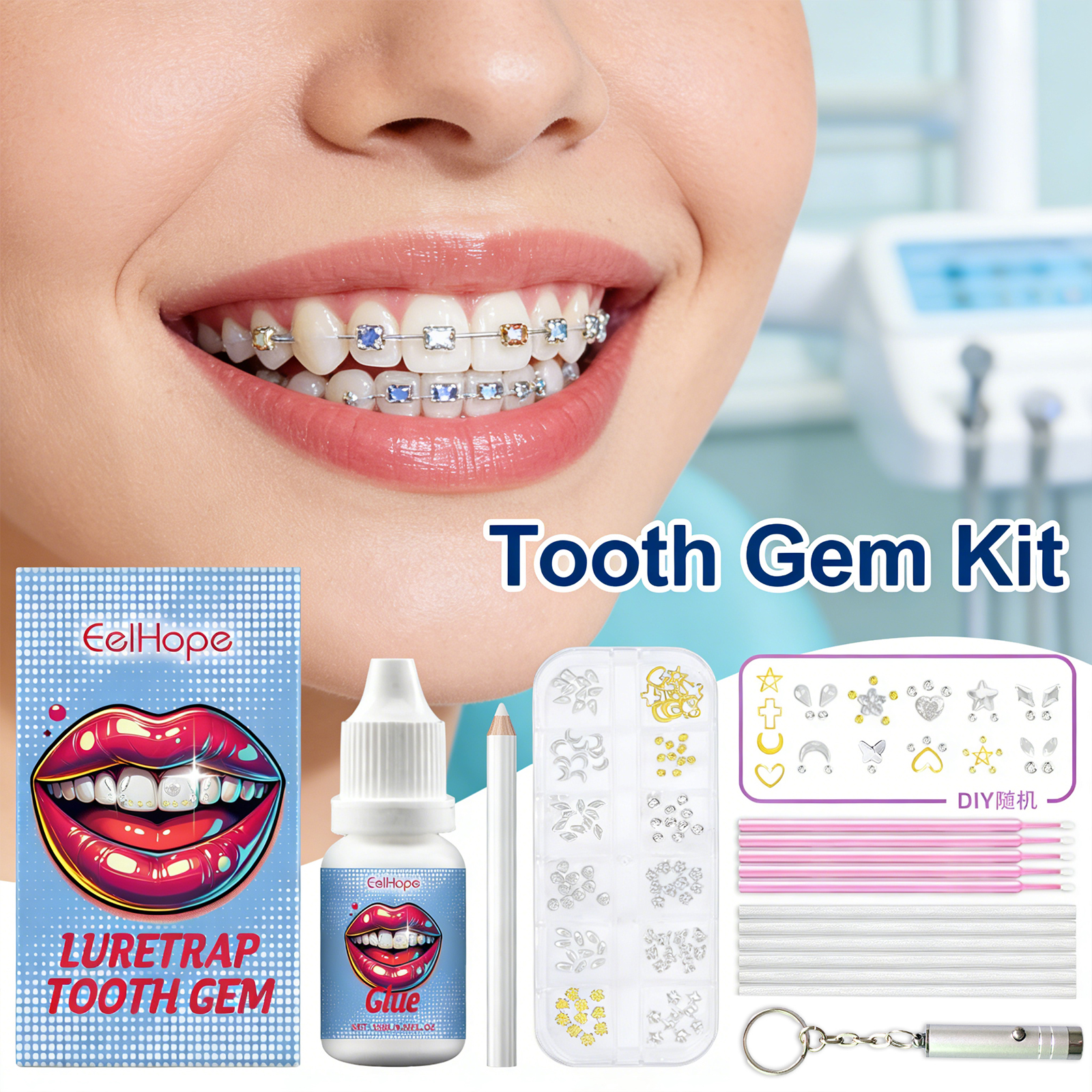 Tooth Gems Sparkling Teeth Jew - Resin Jewelry Kit บทวิจารณ์และราคา