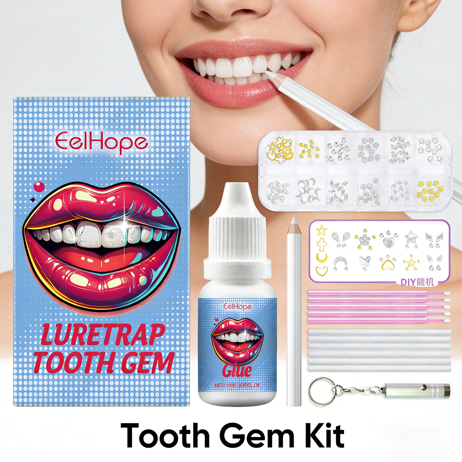 Tooth Gems Sparkling Teeth Jew - Resin Jewelry Kit บทวิจารณ์และราคา