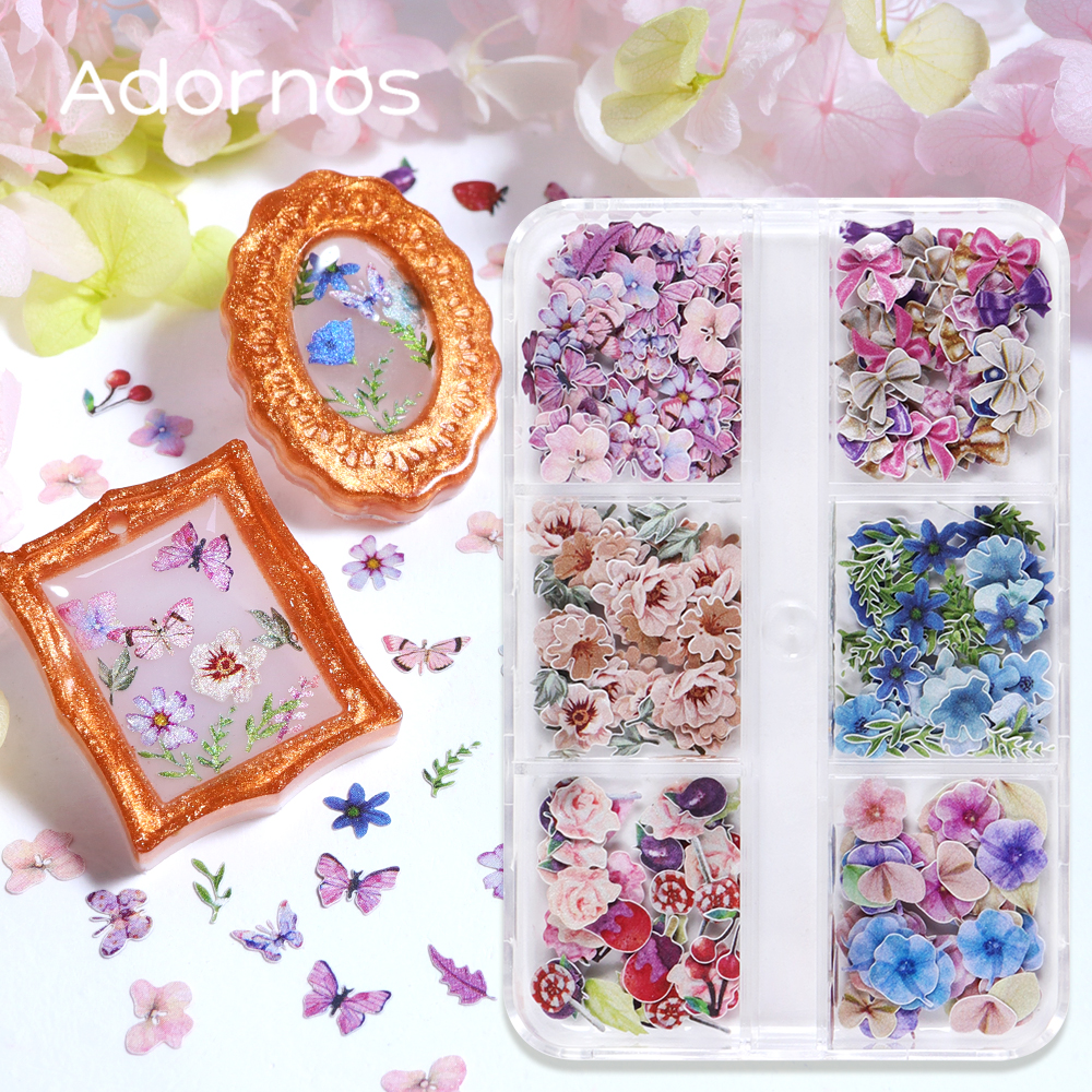 180pcs/box Wood Pulp Flowers C - Resin Craft Ideas บทวิจารณ์และราคา