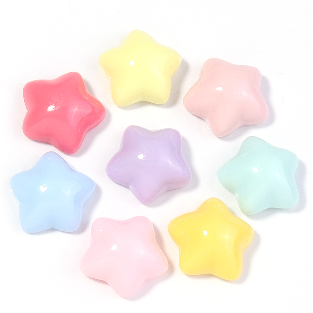 50pcs/lot 16mm Colorful Star R - Resin Crafts Diy บทวิจารณ์และราคา