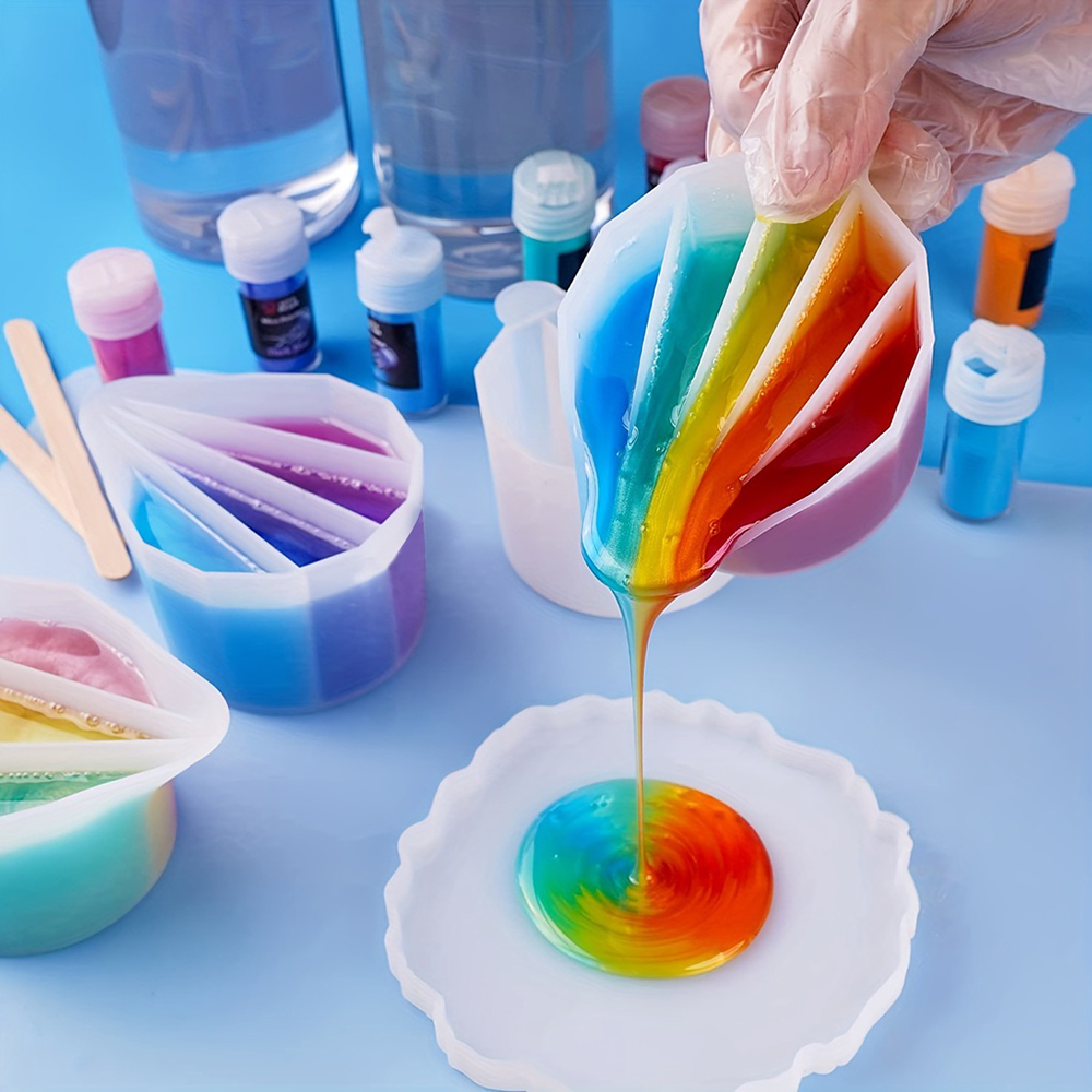 2/3/4/5 Grids Silicone Split C - Mixing Cup Silicone บทวิจารณ์และราคา
