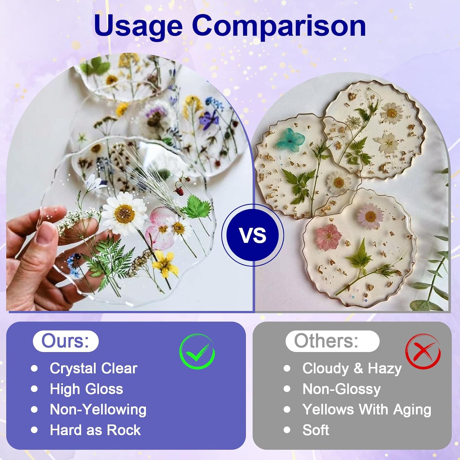 Clear Epoxy Resin AB Glue Hard - Resin Jewelry Kit บทวิจารณ์และราคา