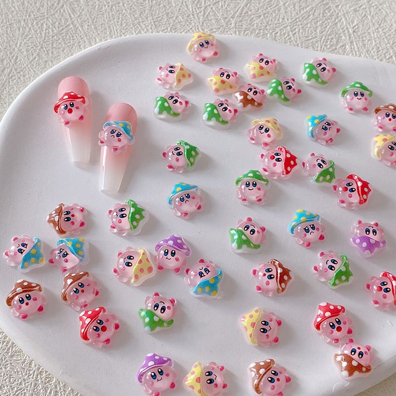 2/10/20pcs Kirby Nail Charms 3 - Resin Crafts บทวิจารณ์และราคา