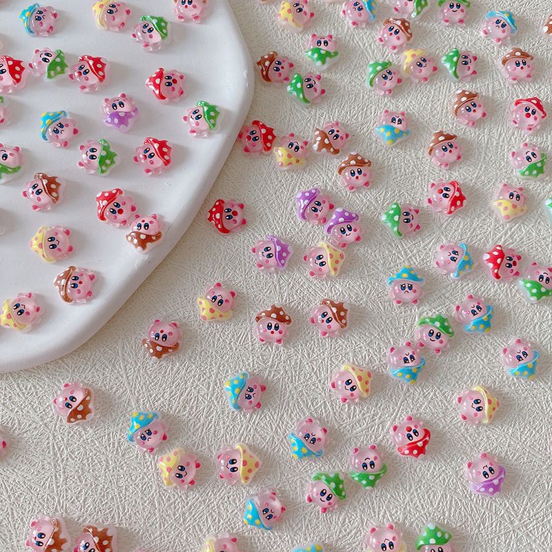 2/10/20pcs Kirby Nail Charms 3 - Resin Crafts บทวิจารณ์และราคา