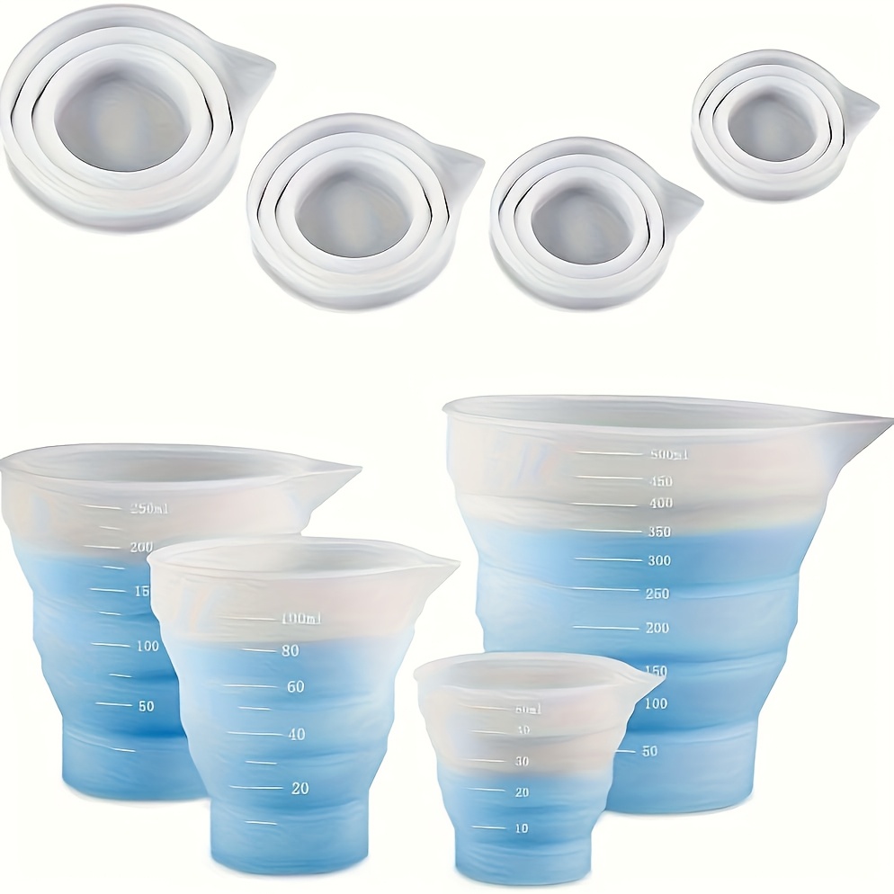 50-500ml Foldable Silicone Mea - Mixing Cup Silicone บทวิจารณ์และราคา