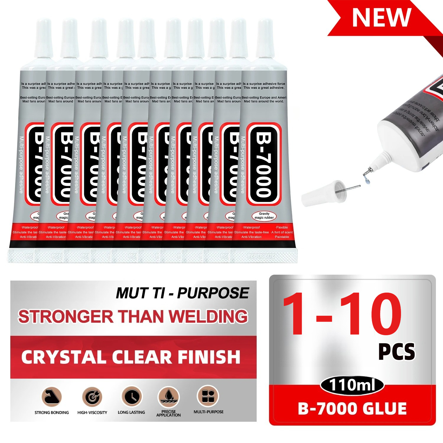 Super Glue B-7000 Loolifl 1-10 - Resin Crafts บทวิจารณ์และราคา