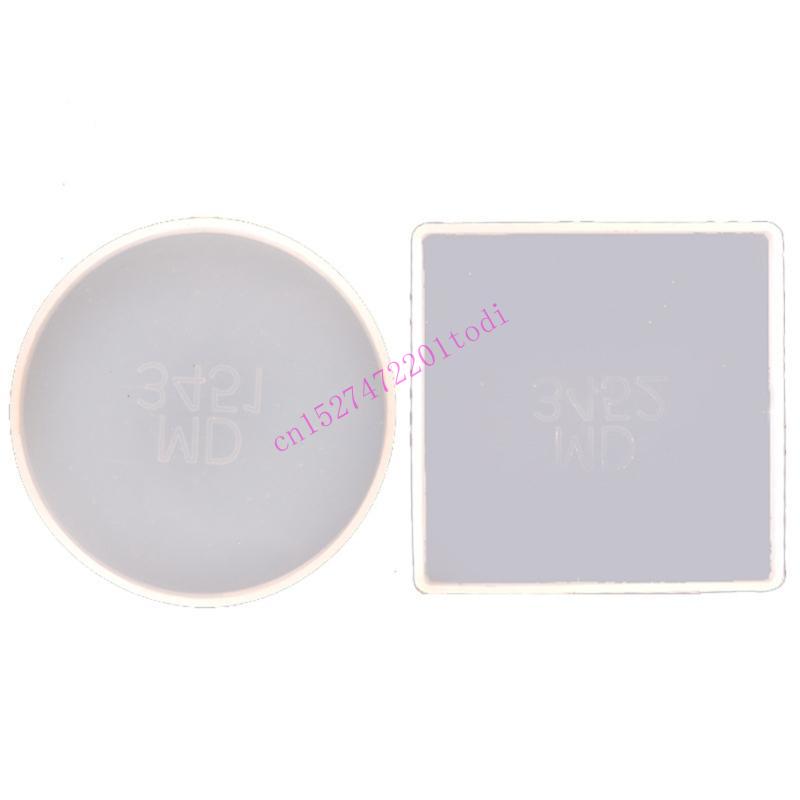 2Pcs Round Square Resin Mold G - Geode Mold Silicone บทวิจารณ์และราคา