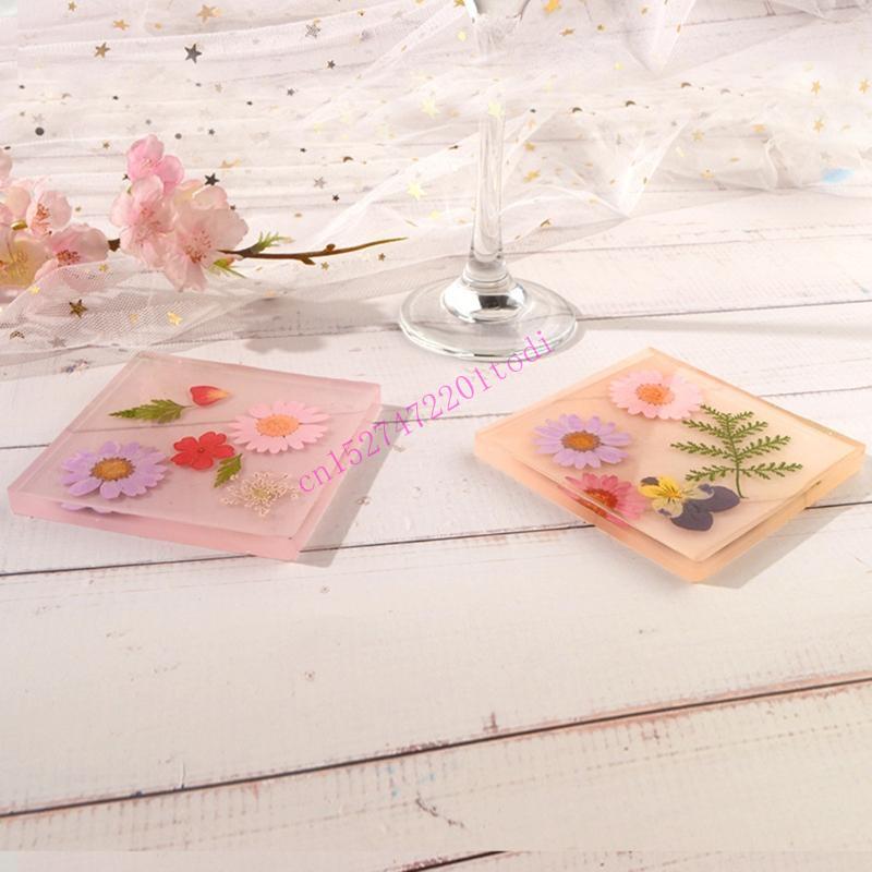 2Pcs Round Square Resin Mold G - Geode Mold Silicone บทวิจารณ์และราคา