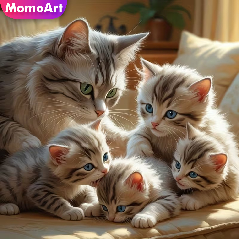 Momoart DIY Diamond Mosaic Cat - Resin Craft For Beginners บทวิจารณ์และราคา