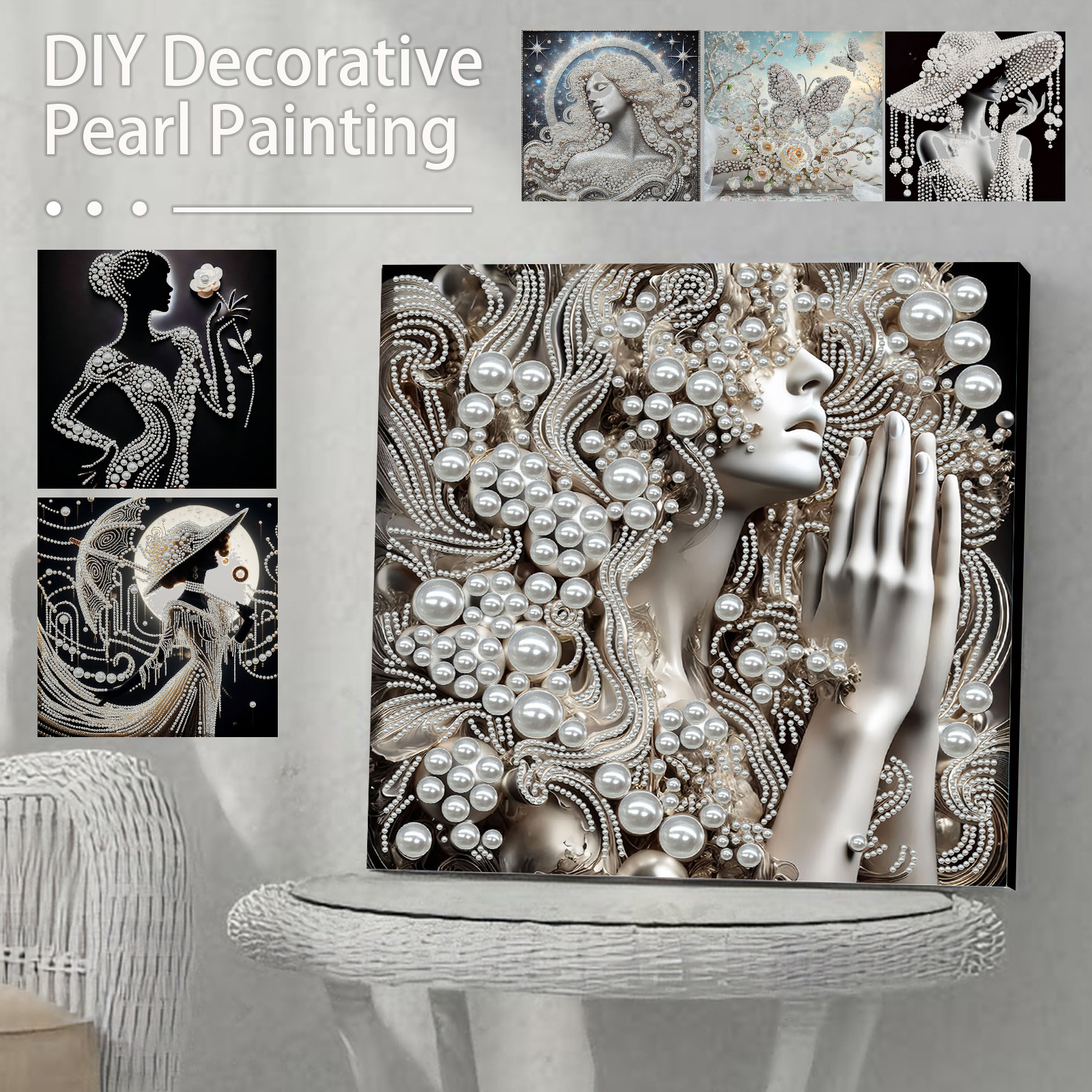 DIY Ladies Pearl Diamond Paint - Resin Craft For Beginners บทวิจารณ์และราคา
