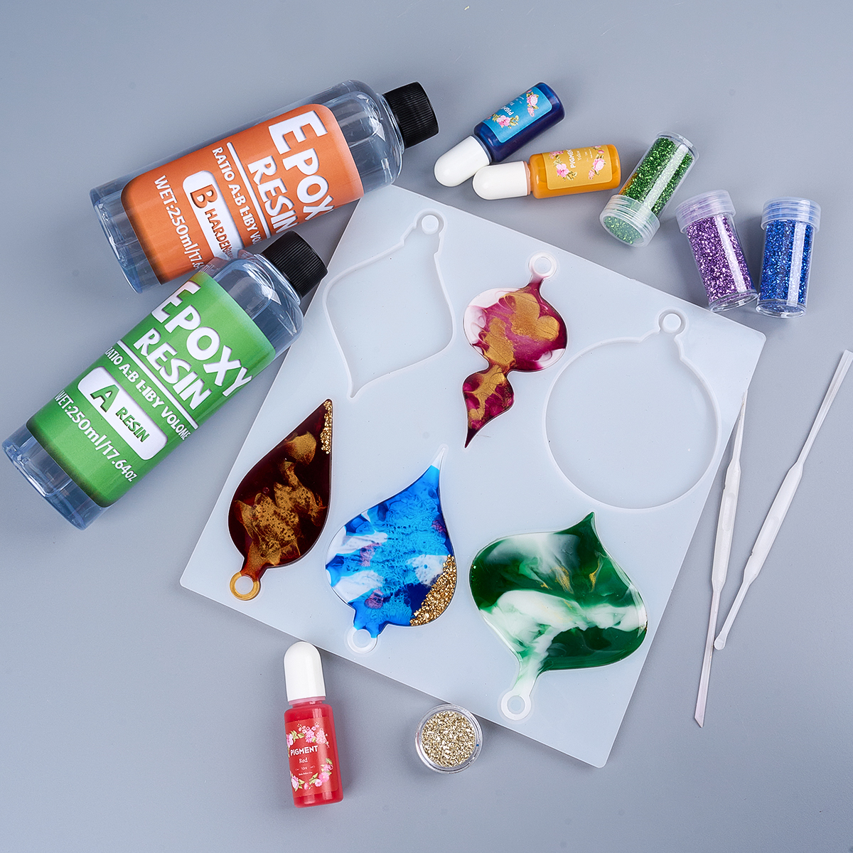 1:1 AB Resin Epoxy Glue Kit Hi - Resin Jewelry Kit บทวิจารณ์และราคา