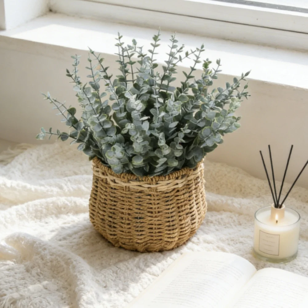 Artificial Eucalyptus Leaf Bou - Terrarium Moss Art บทวิจารณ์และราคา
