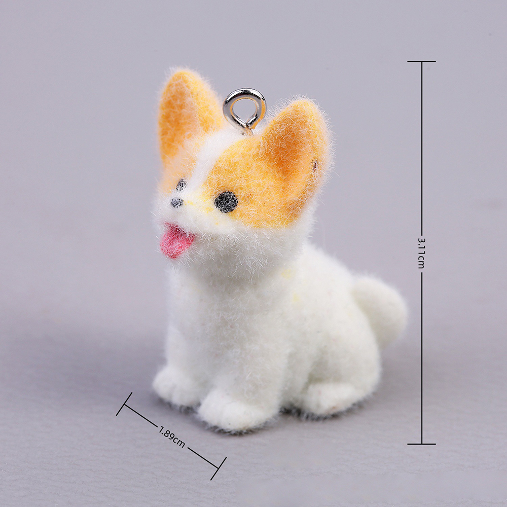 10pcs Flocking Puppy Dog Resin - Resin Craft Projects บทวิจารณ์และราคา