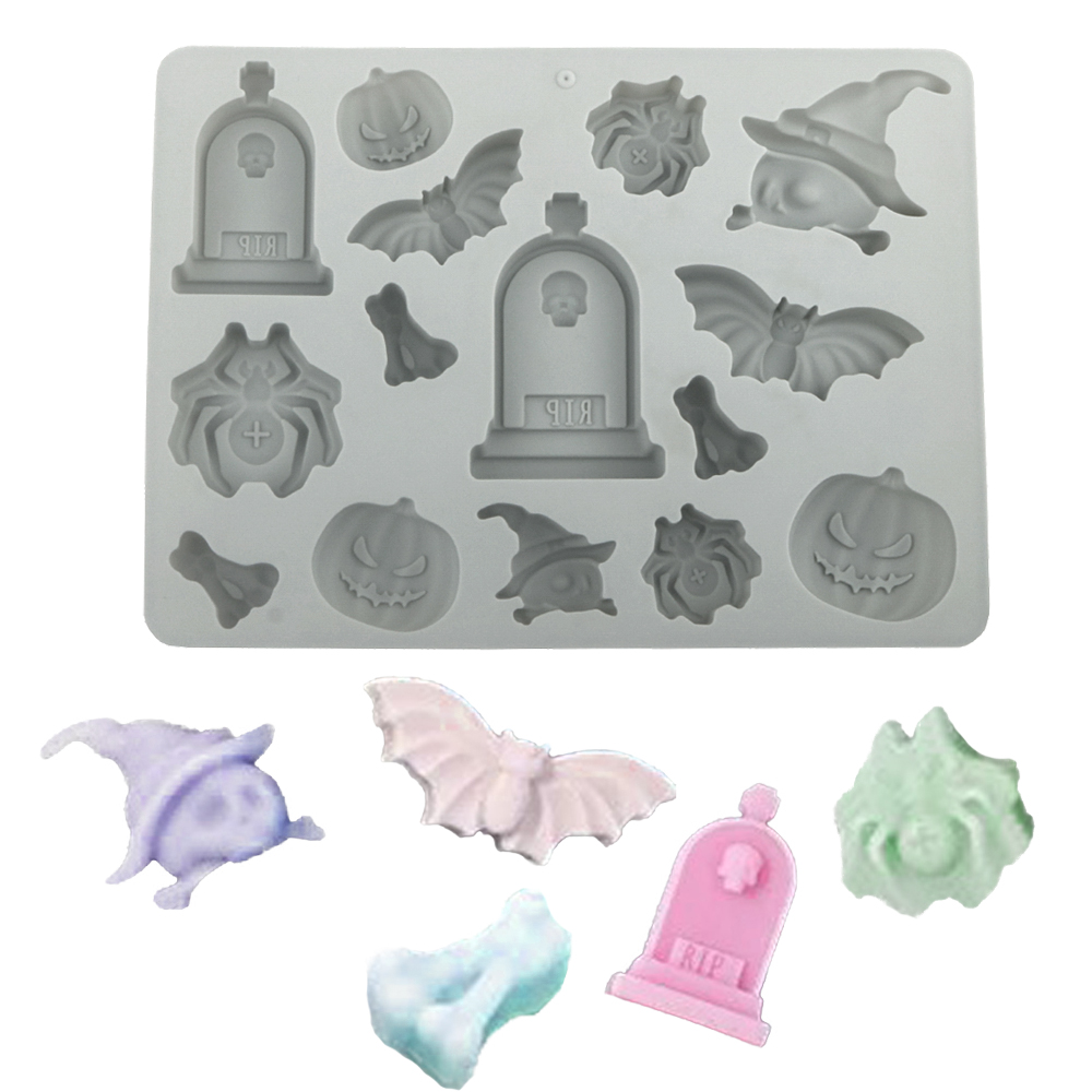 Halloween Element Tombstone Sp - Silicone Mold Tray บทวิจารณ์และราคา
