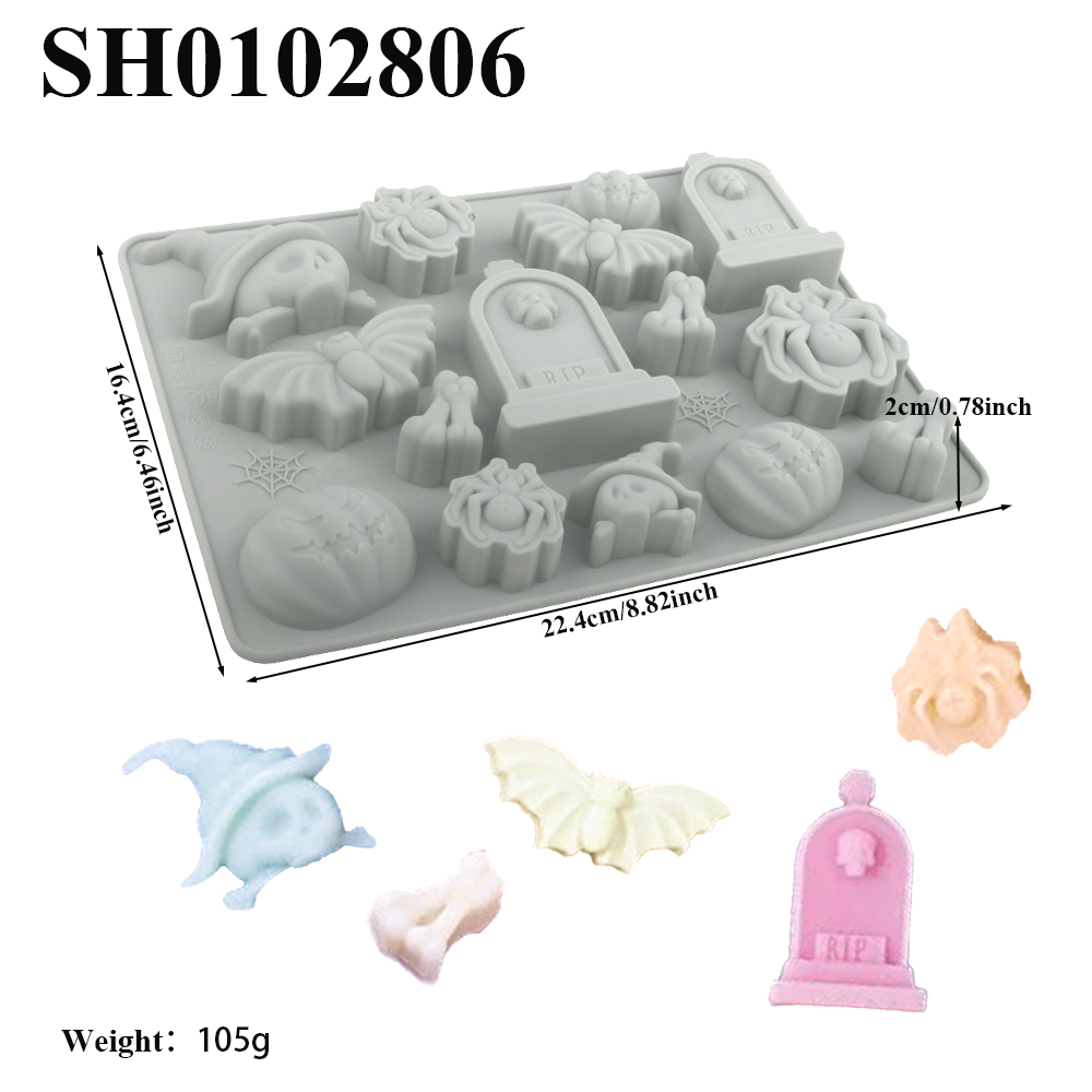 Halloween Element Tombstone Sp - Silicone Mold Tray บทวิจารณ์และราคา