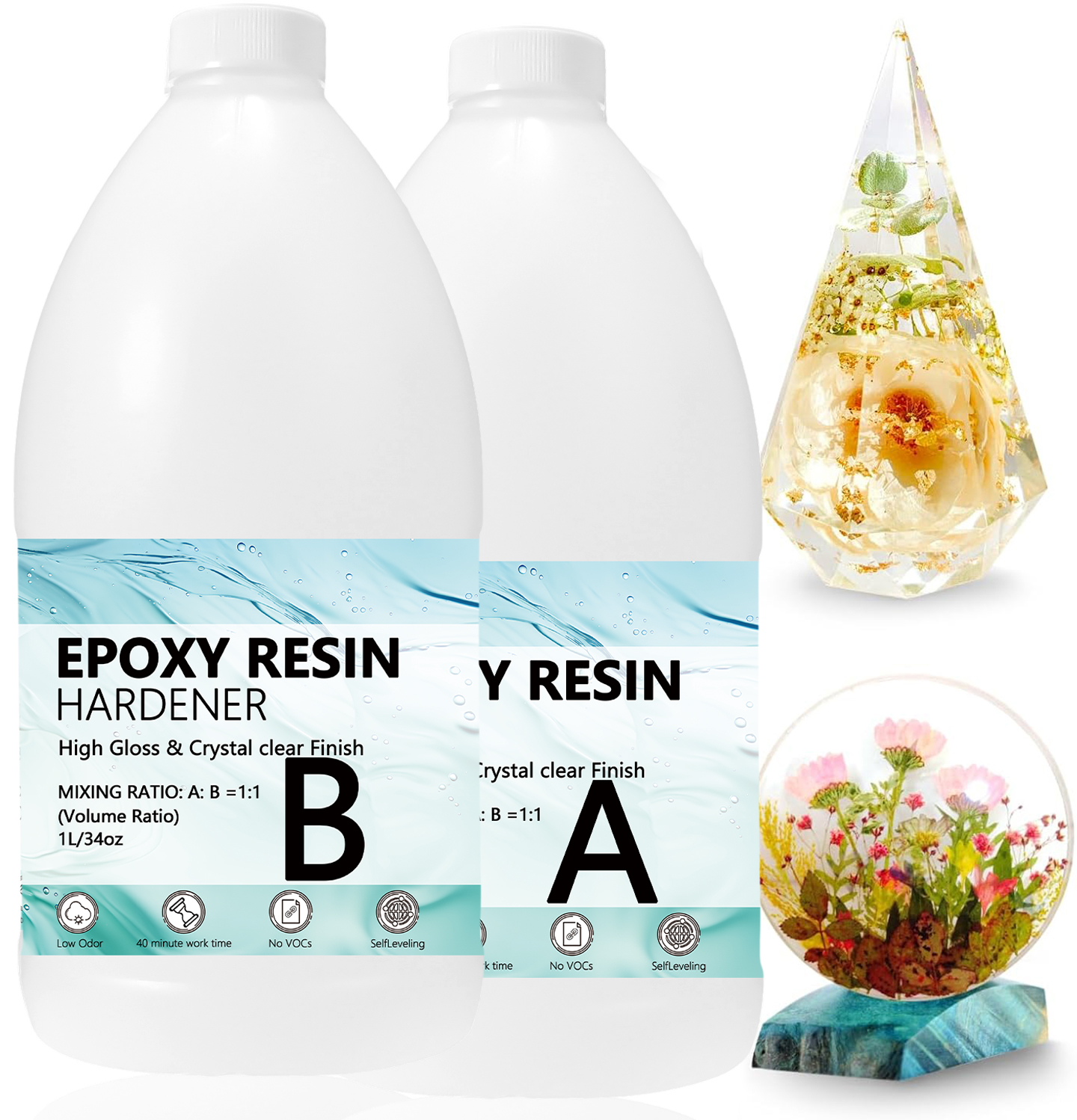 Epoxy Resin Kits Set, Art Kit  - Resin Craft For Beginners บทวิจารณ์และราคา