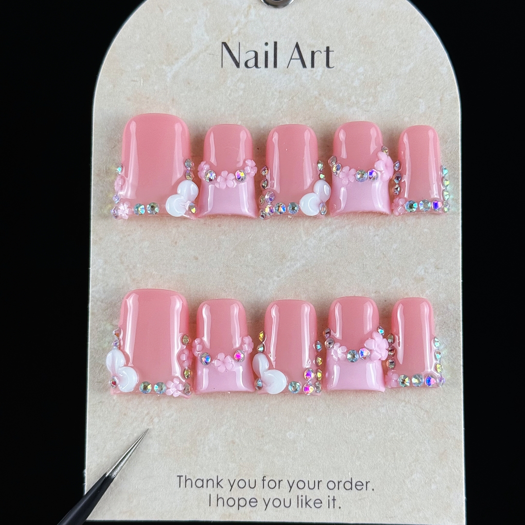 10pcs high-end Pink girl style - Resin Craft Material บทวิจารณ์และราคา