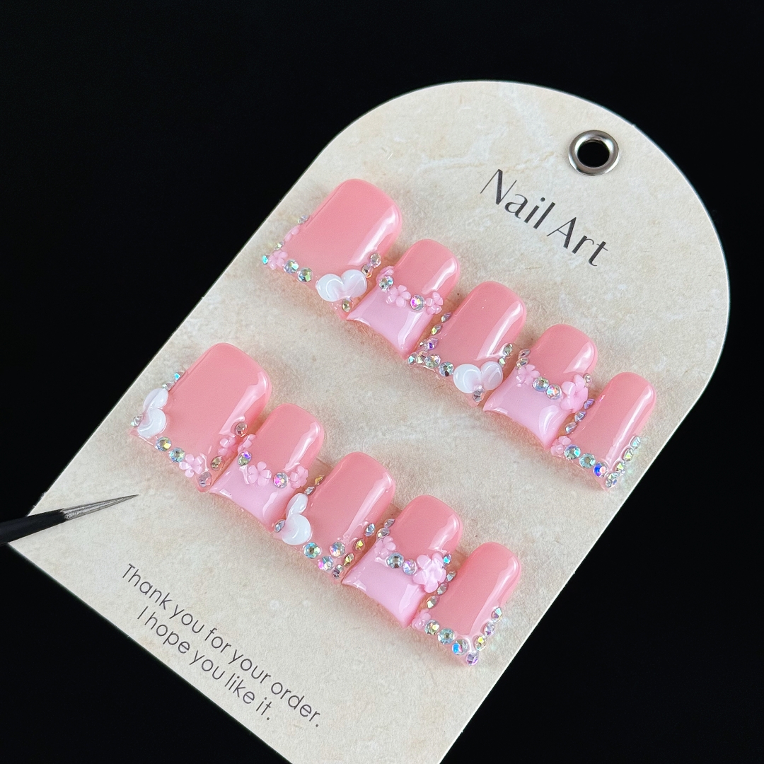 10pcs high-end Pink girl style - Resin Craft Material บทวิจารณ์และราคา
