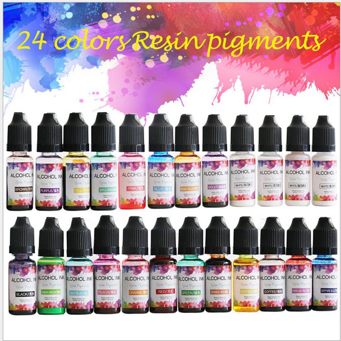 22Colors 10ml UV Epoxy Resin P - Resin Pigment Set บทวิจารณ์และราคา