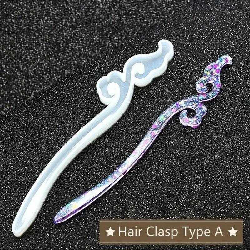 New Transparent Hairpin Silico - Resin Craft Material บทวิจารณ์และราคา