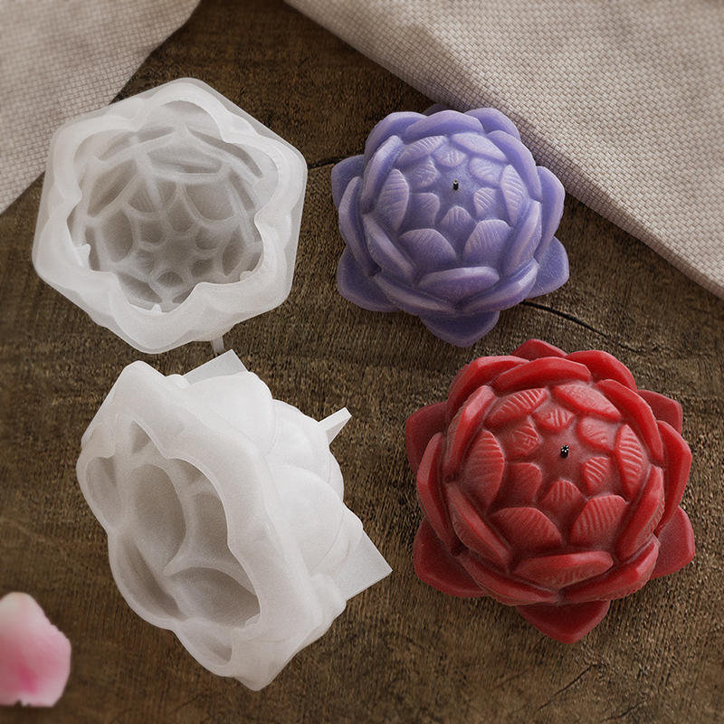 1PC Lotus Flower Candle Mold S - Resin Craft Ideas บทวิจารณ์และราคา