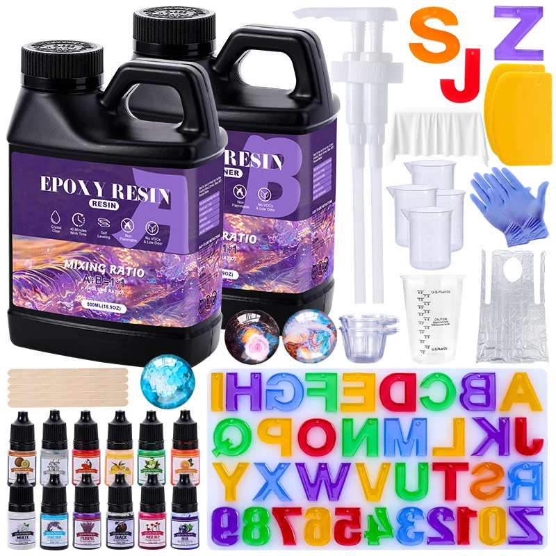 Epoxy Resin Kit Crystal Clear  - Epoxy Uv Resin Kit บทวิจารณ์และราคา