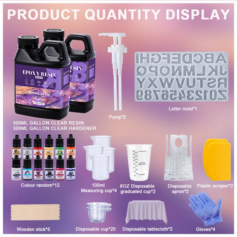 Epoxy Resin Kit Crystal Clear  - Epoxy Uv Resin Kit บทวิจารณ์และราคา
