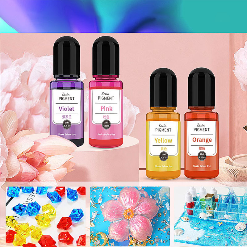 24/30 Colors Set 10ml Epoxy Re - Resin Pigment Set บทวิจารณ์และราคา