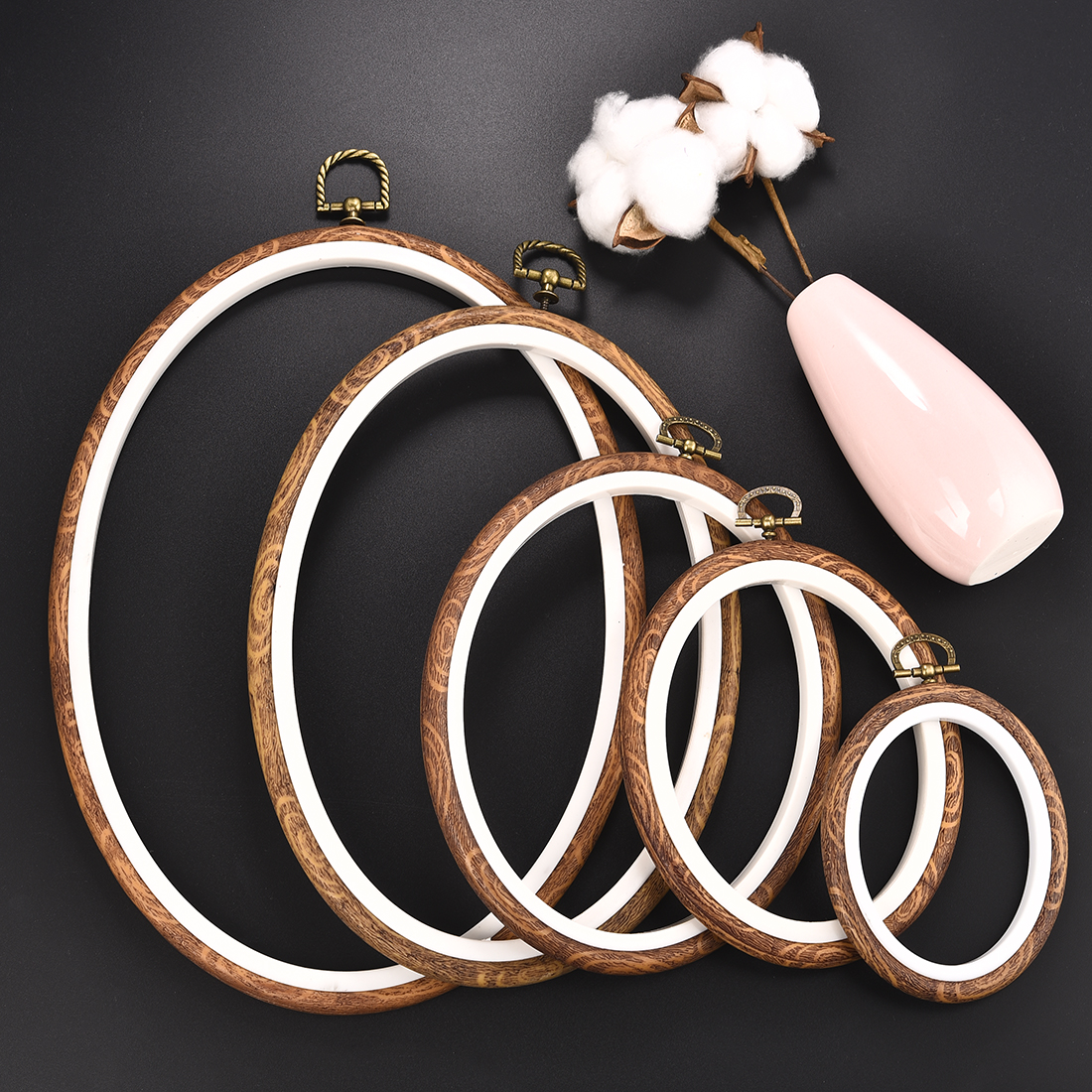 Imitated Wood Round,Oval Diffe - Wood Ring Blank บทวิจารณ์และราคา