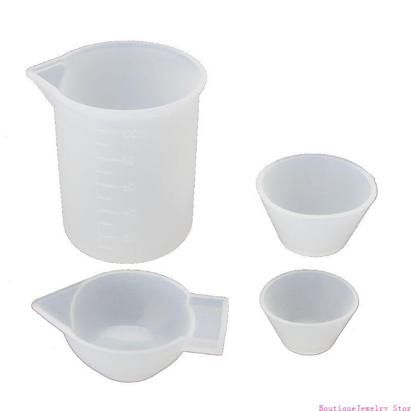 E1PE 4Pcs Silicone Mixing Cups - Mixing Cup Silicone บทวิจารณ์และราคา
