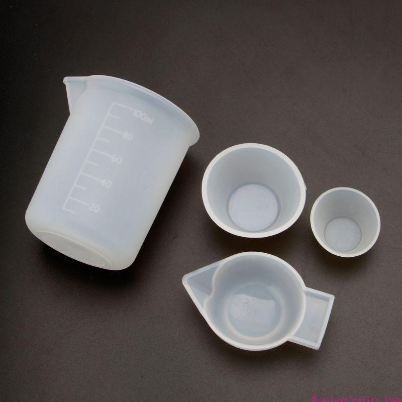 E1PE 4Pcs Silicone Mixing Cups - Mixing Cup Silicone บทวิจารณ์และราคา