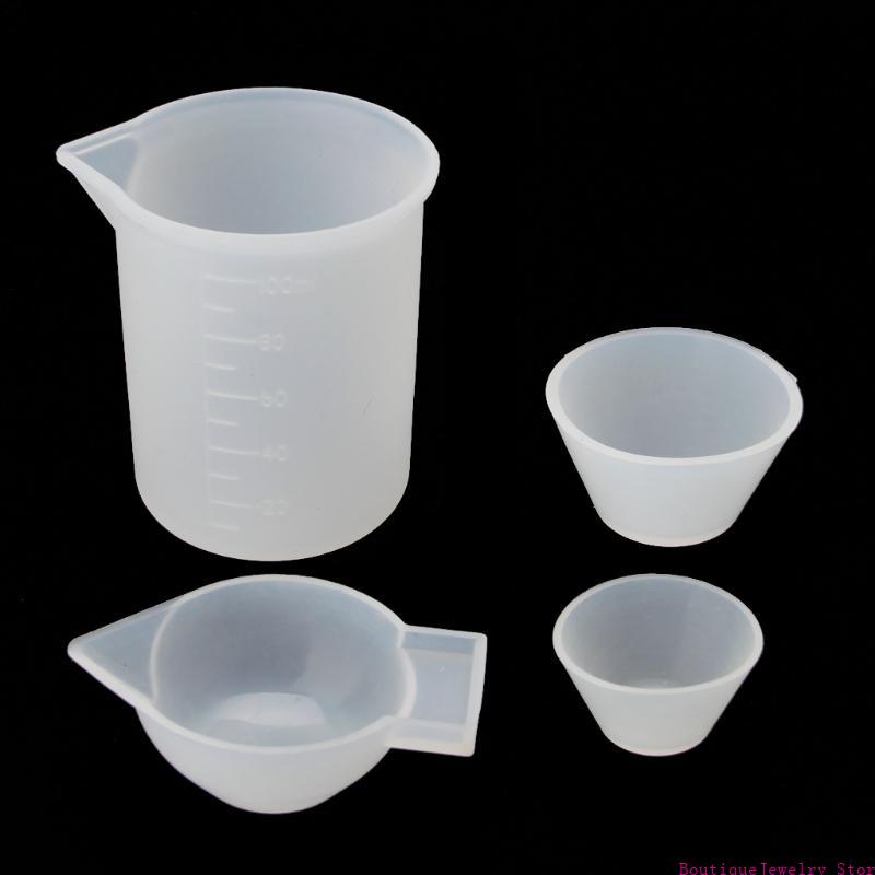 E1PE 4Pcs Silicone Mixing Cups - Mixing Cup Silicone บทวิจารณ์และราคา