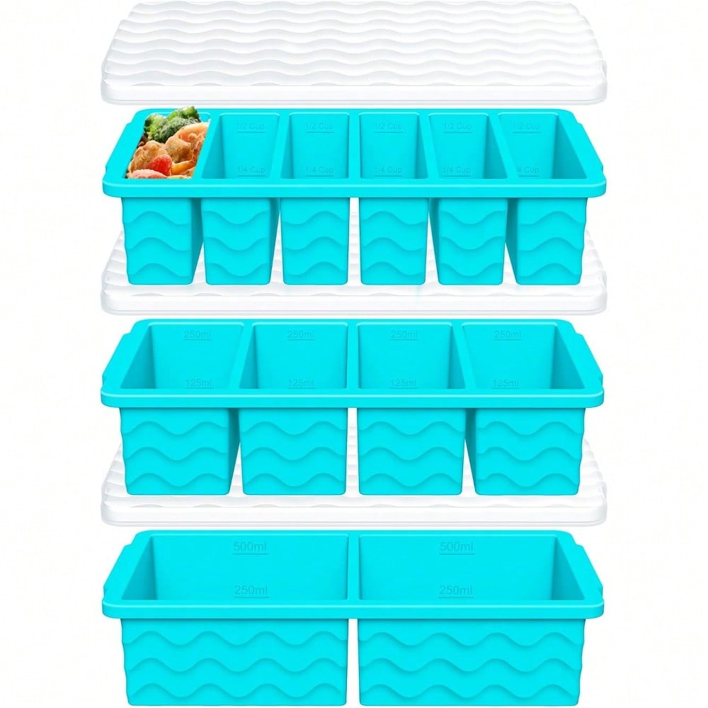 3-Pack Silicone Freezer Trays  - Silicone Mold Tray บทวิจารณ์และราคา
