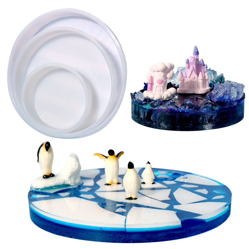 Large Round Tray UV Resin Mold - Coaster Mold Round บทวิจารณ์และราคา
