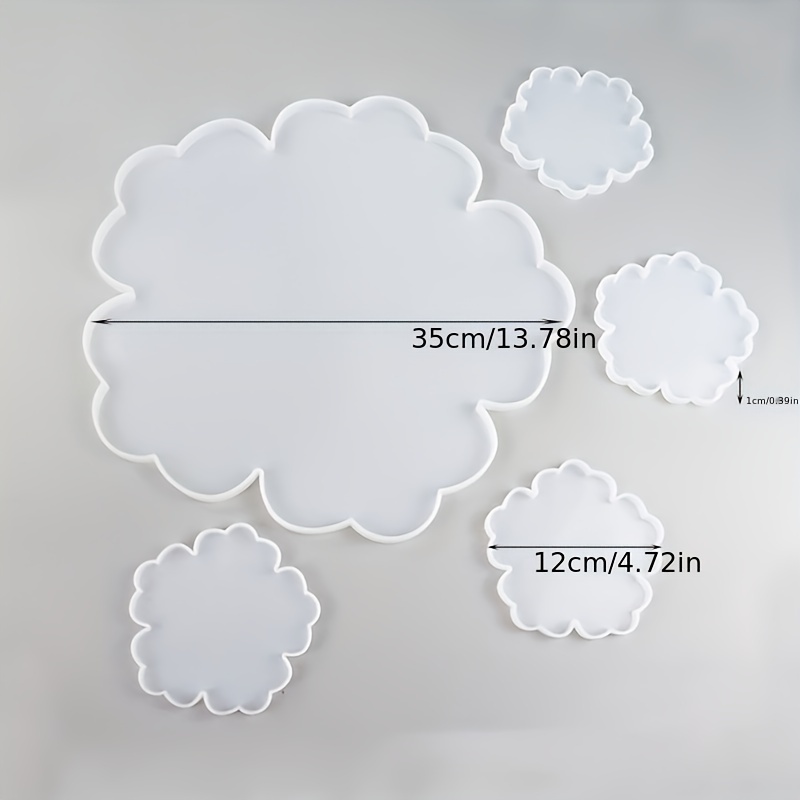 1-piece 13-inch large flower t - Serving Tray Mold บทวิจารณ์และราคา