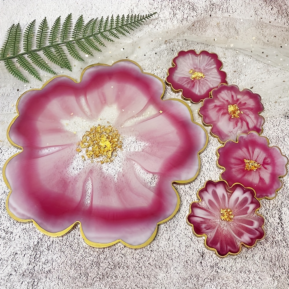 1-piece 13-inch large flower t - Serving Tray Mold บทวิจารณ์และราคา