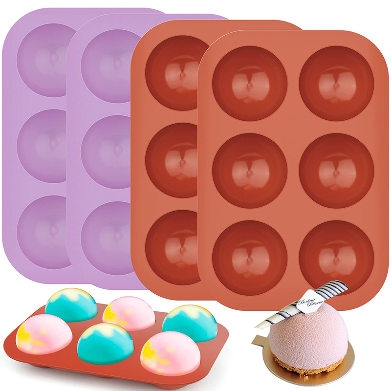 6 Cavities Semicircle Silicone - Coaster Mold Round บทวิจารณ์และราคา