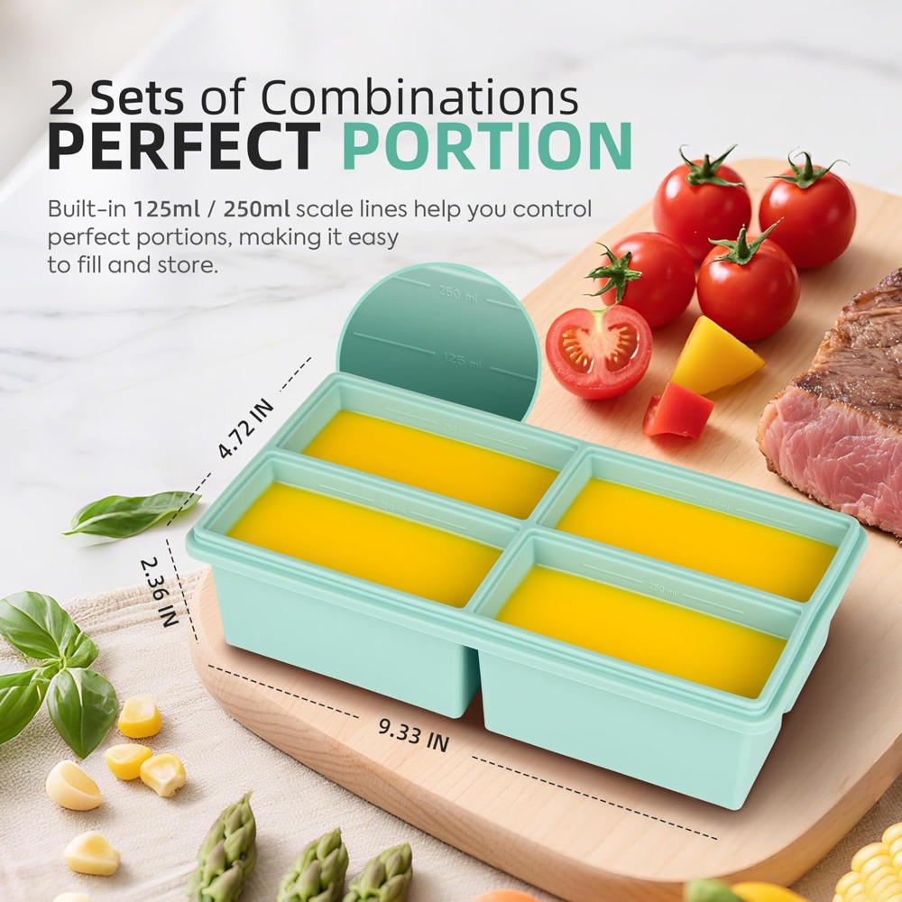 Silicone Freezer Trays with Li - Silicone Mold Tray บทวิจารณ์และราคา