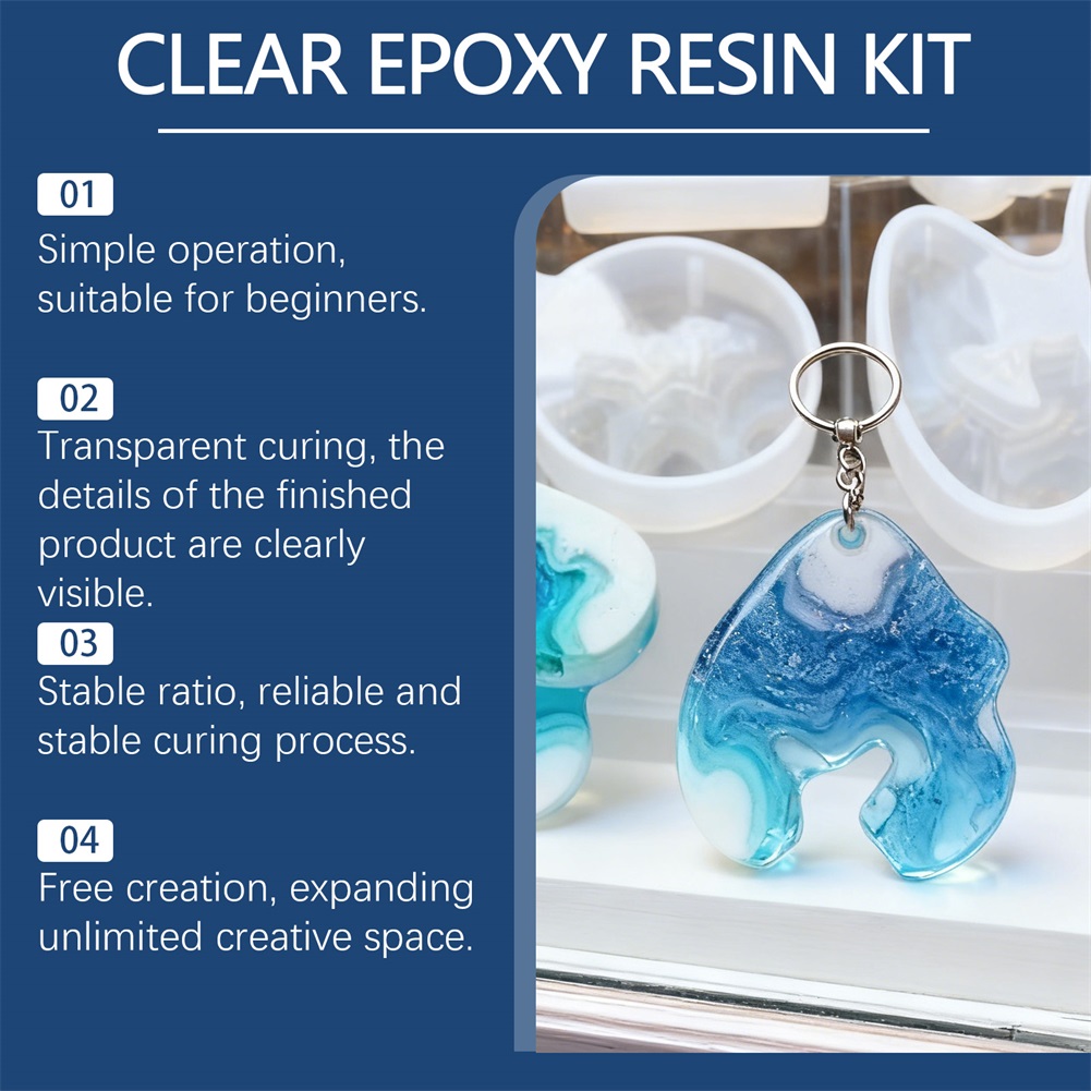 DIY Crystals Clear Epoxys Resi - Resin Jewelry Kit บทวิจารณ์และราคา