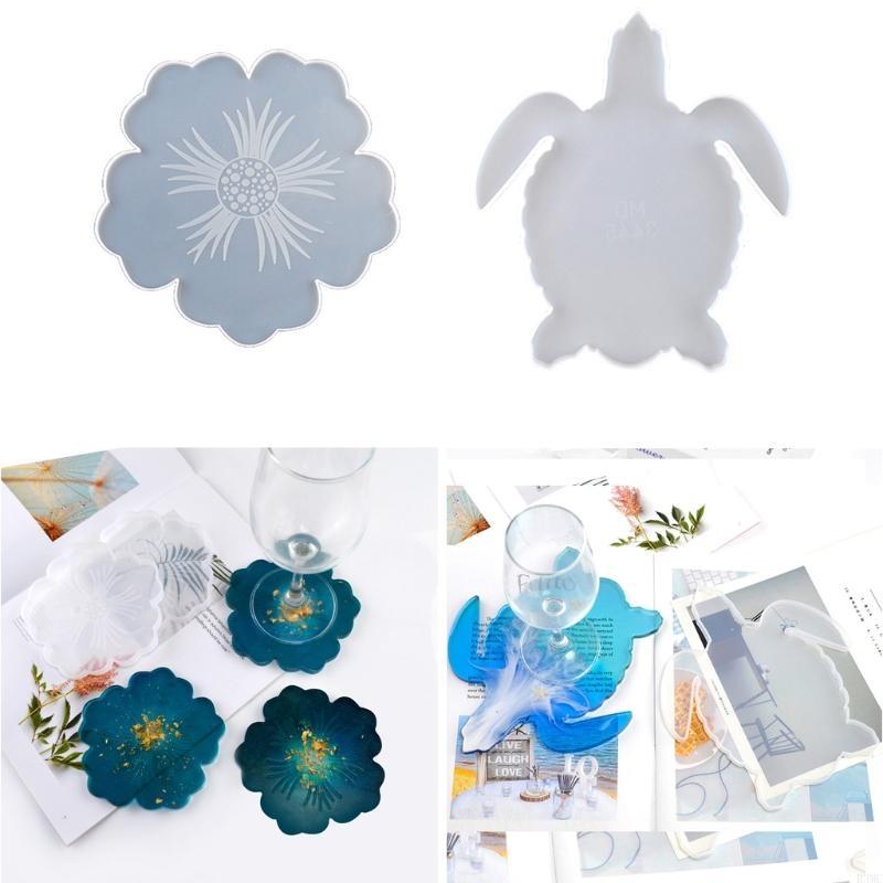 R3MC 2Pcs DIY Flower Silicone  - Geode Mold Silicone บทวิจารณ์และราคา