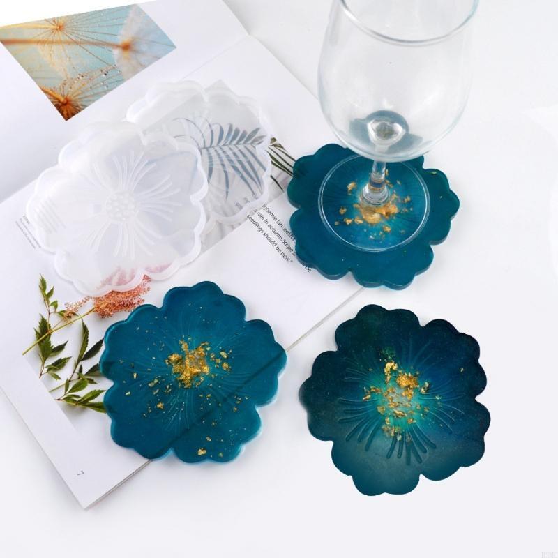 R3MC 2Pcs DIY Flower Silicone  - Geode Mold Silicone บทวิจารณ์และราคา