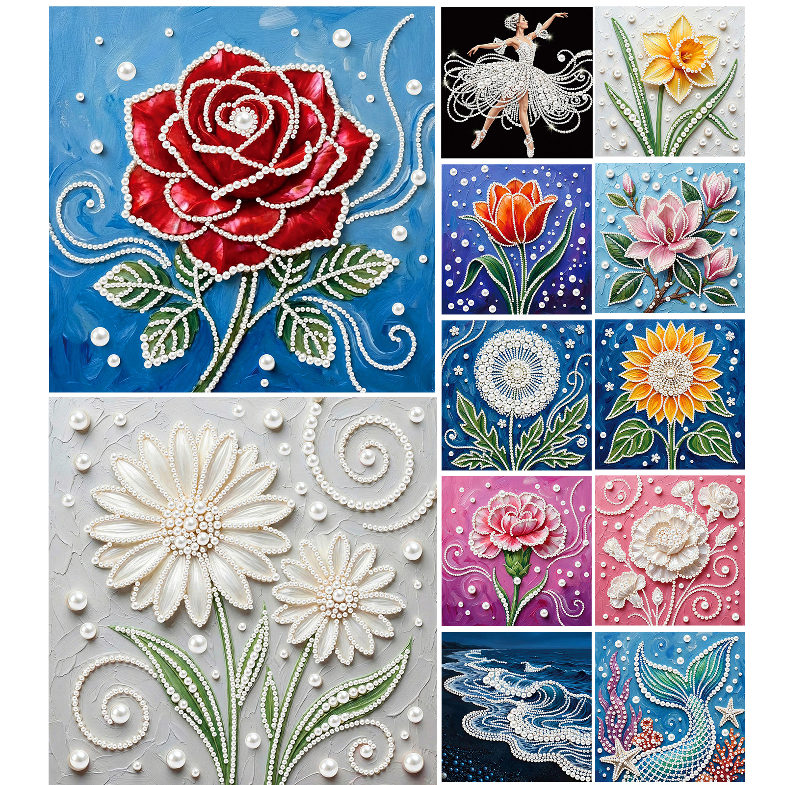 DIY Pearl Painting Art Kits wi - Resin Craft For Beginners บทวิจารณ์และราคา